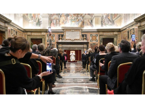 Popiežius Vatikano muziejų mecenatams: menas visada kalba sielai